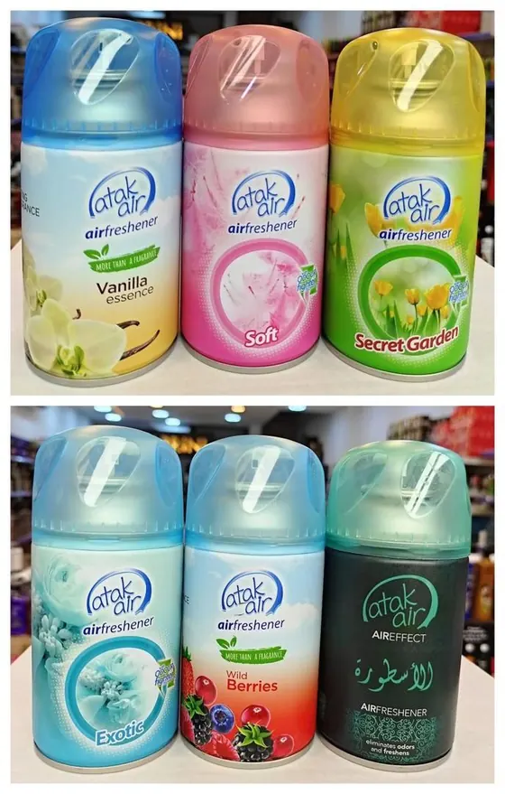 عبوات معطرات Atak بروائح مختلفة